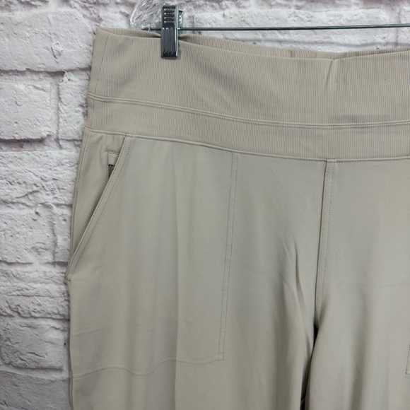 Athleta womens 2X VENICE HIGH RISE WAISTBAND WIDE LEG PANTS pockets semi fitted - Picture 5 of 10